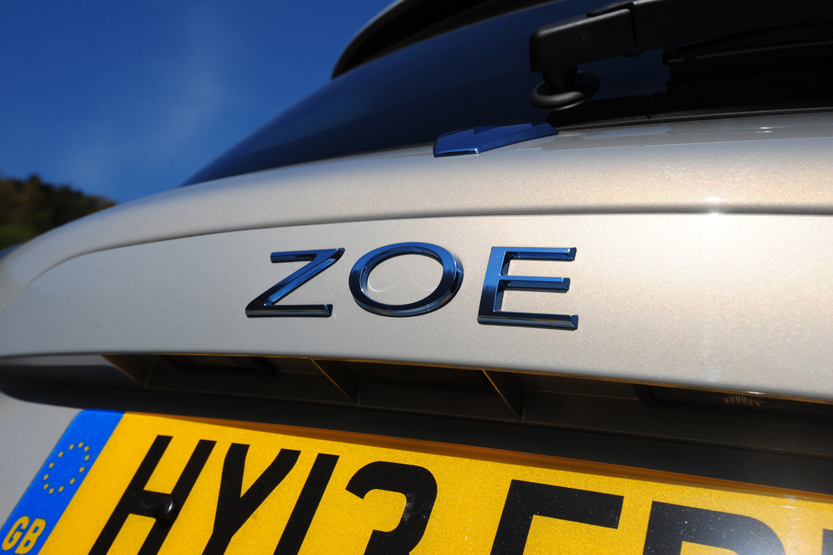 Renault ZOE Zen badge