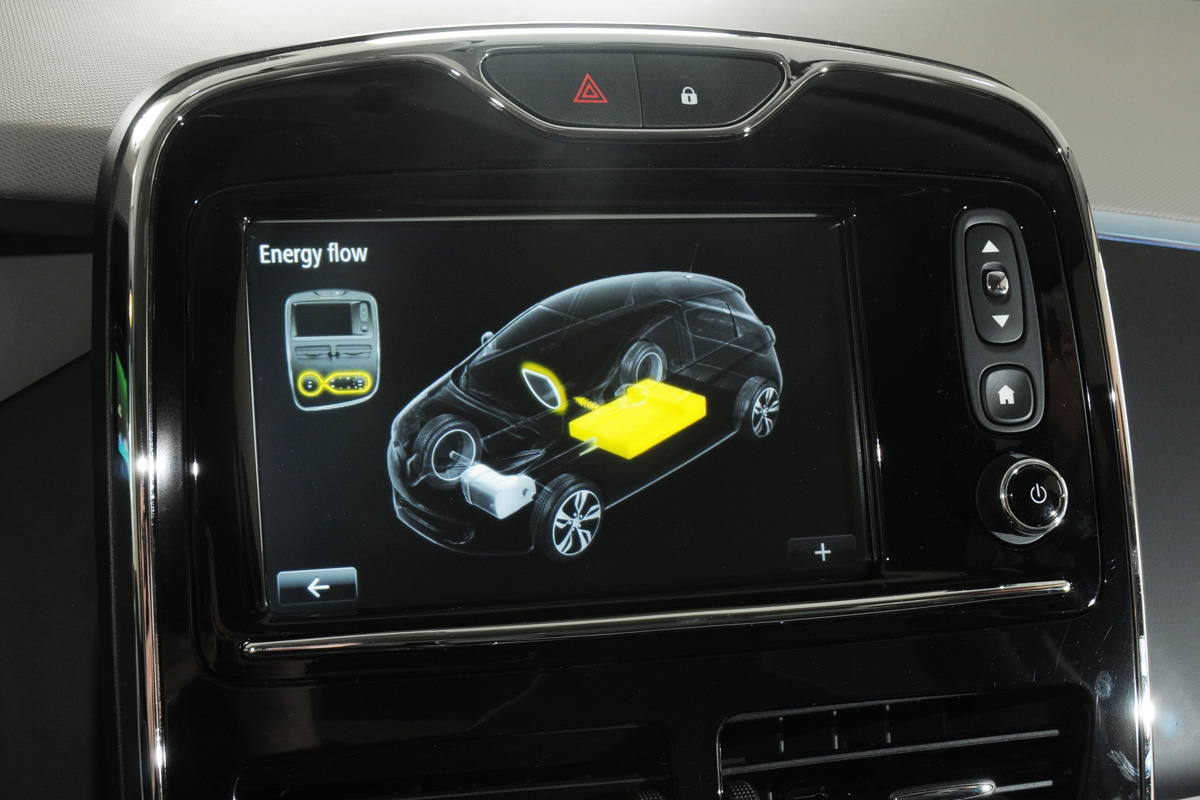 Renault ZOE display
