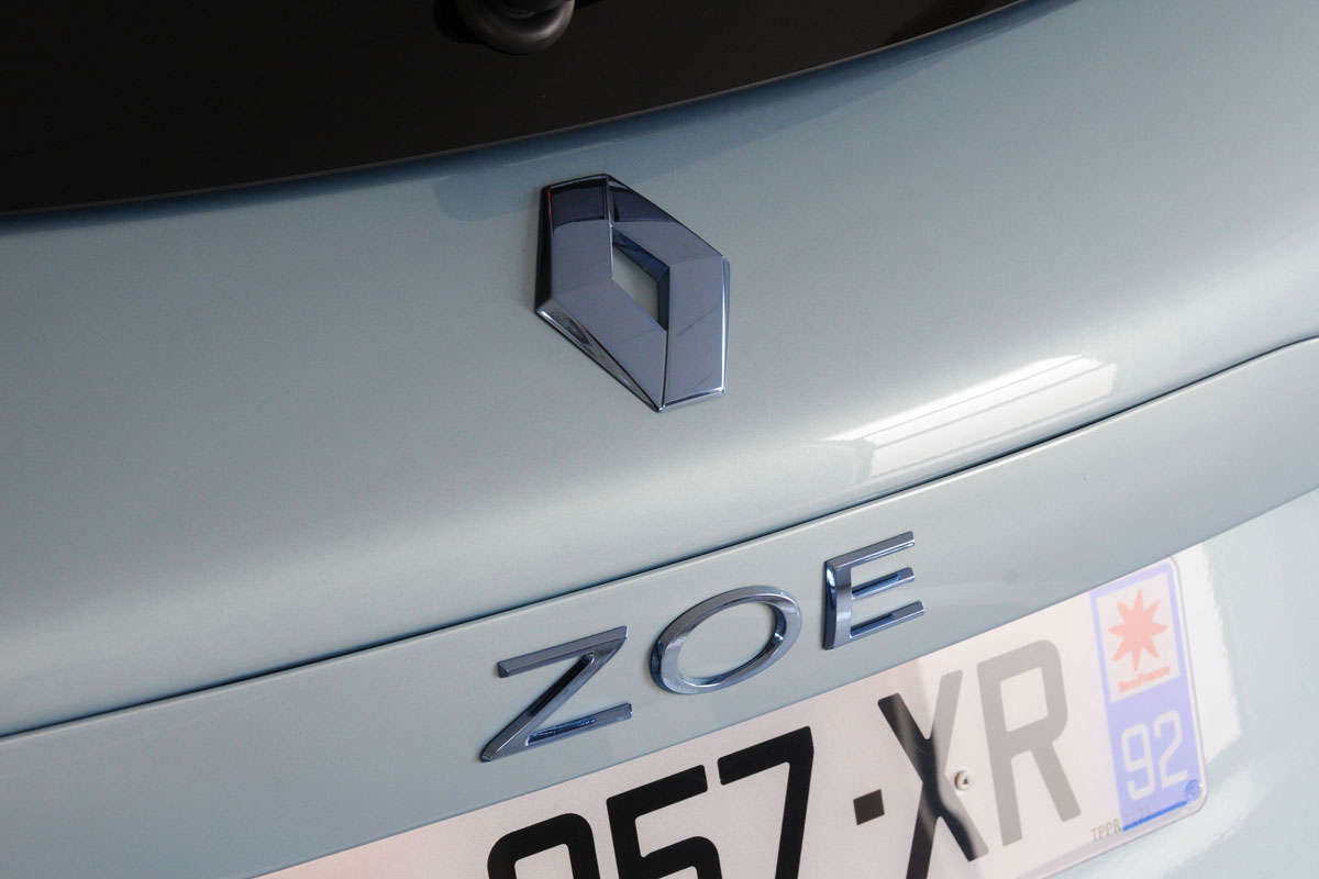 Renault ZOE badge