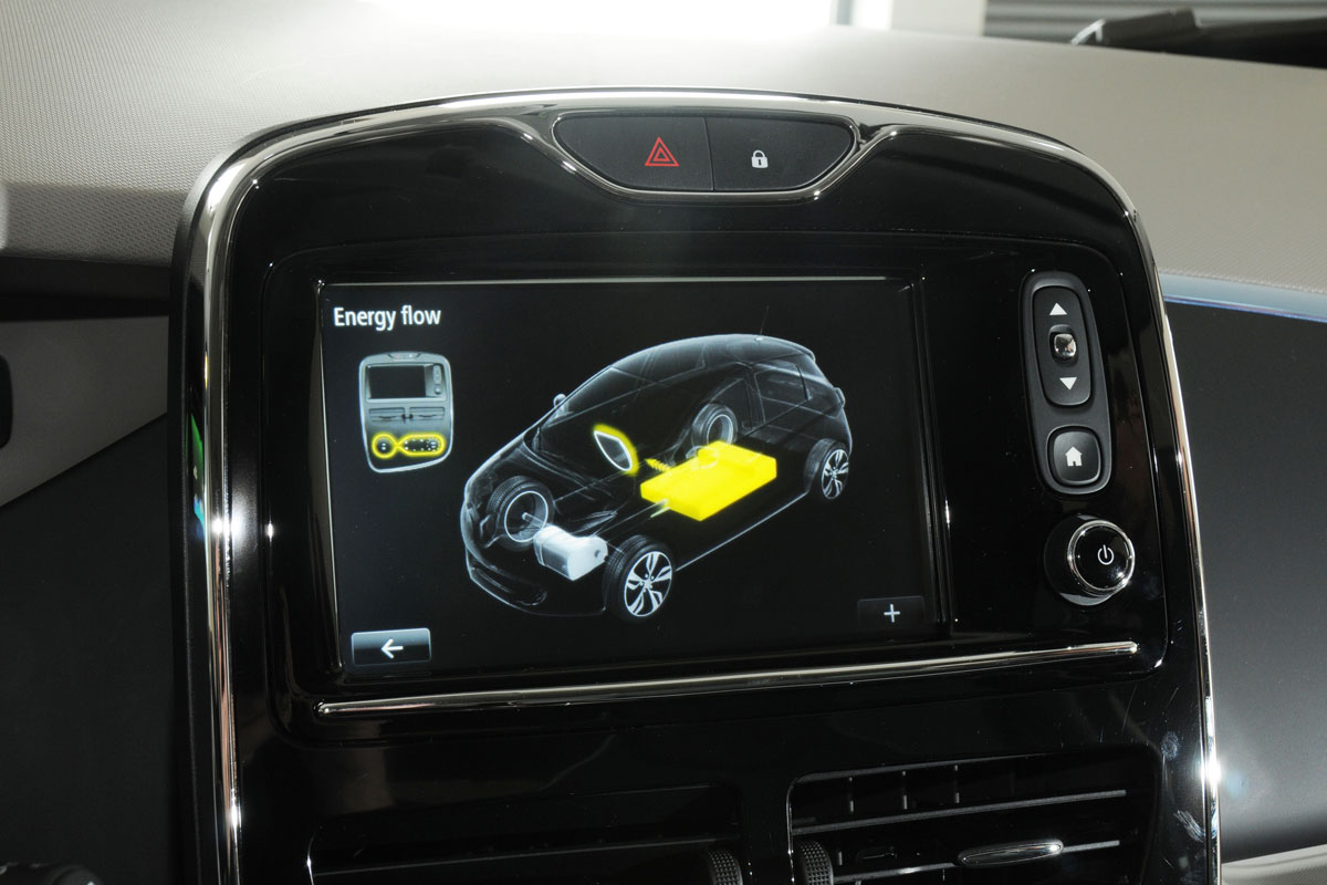 Renault ZOE dashboard detail