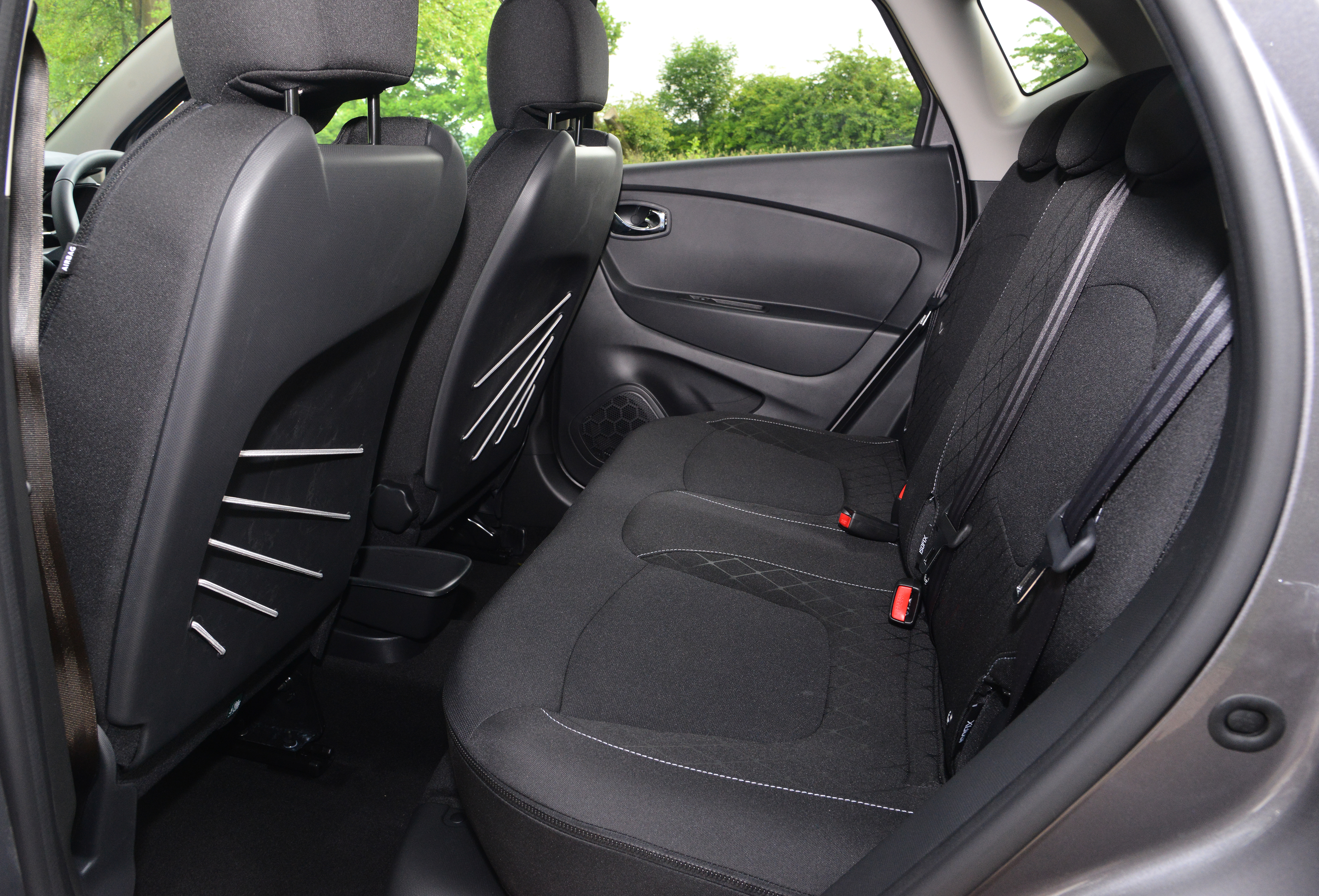 Renault Captur rear seats