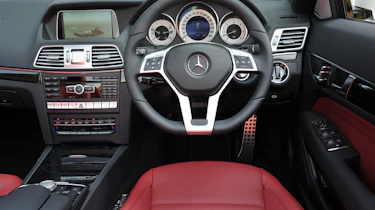Mercedes E350 CDI Cabriolet interior