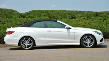 Mercedes E350 CDI Cabriolet side view