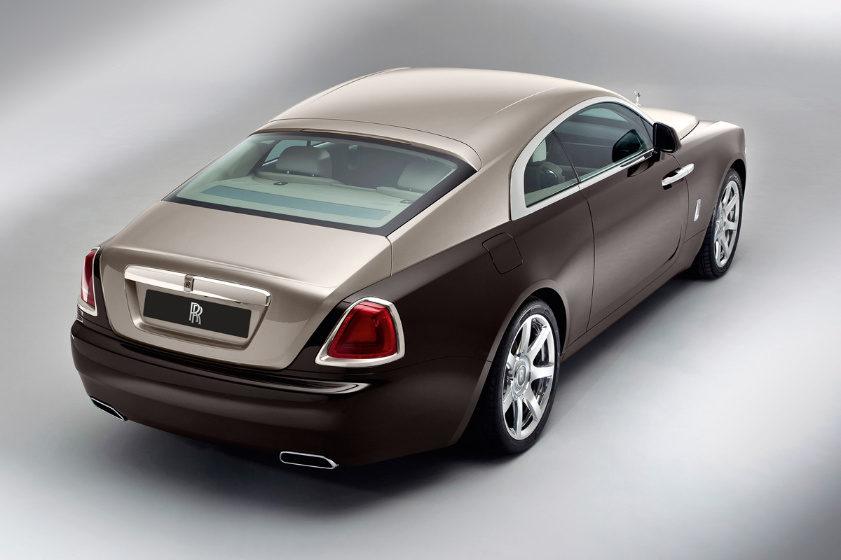 Rolls-Royce Wraith rear three-quarters
