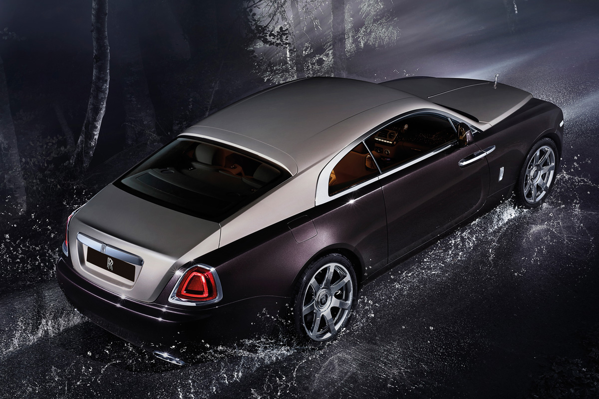 Rolls-Royce Wraith rear three-quarters