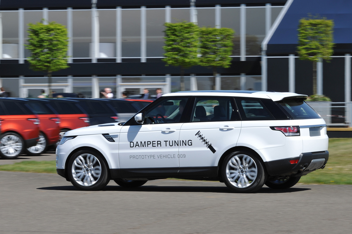 Range Rover Sport damper tuning prototype