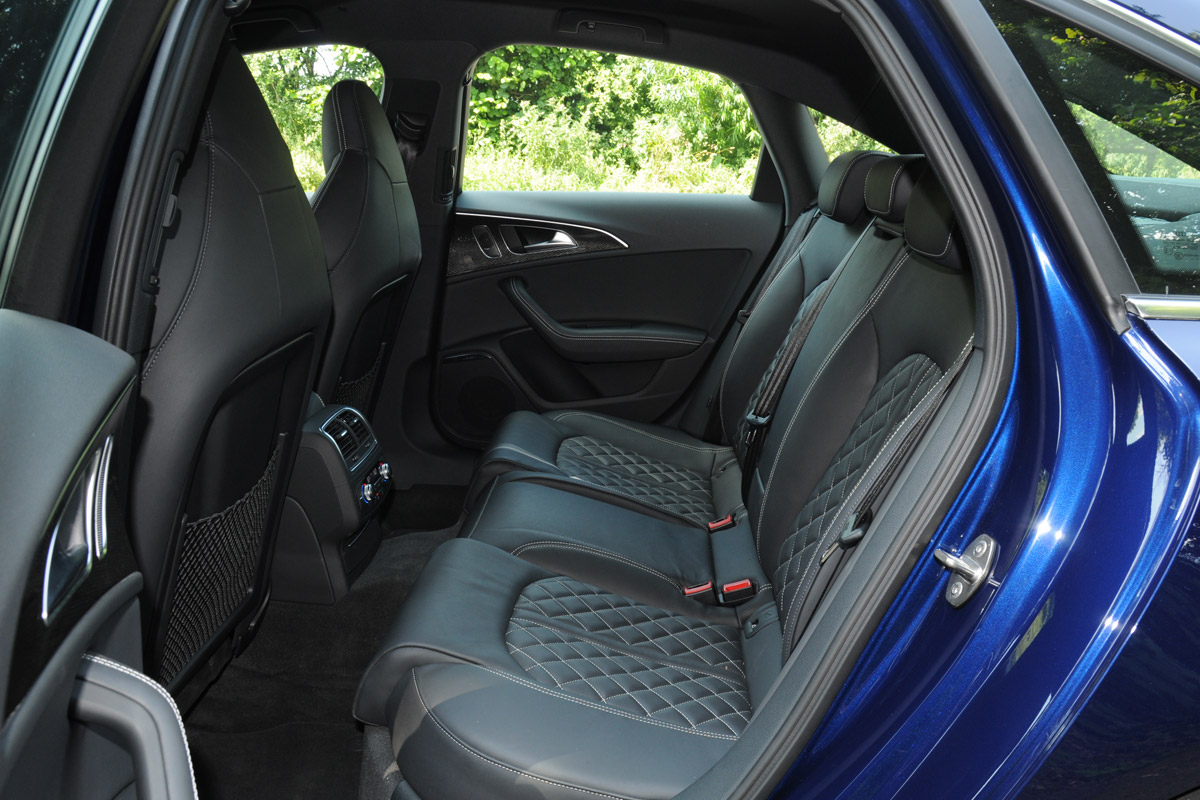Audi S6 rear seats