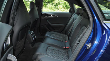 Audi S6 rear seats