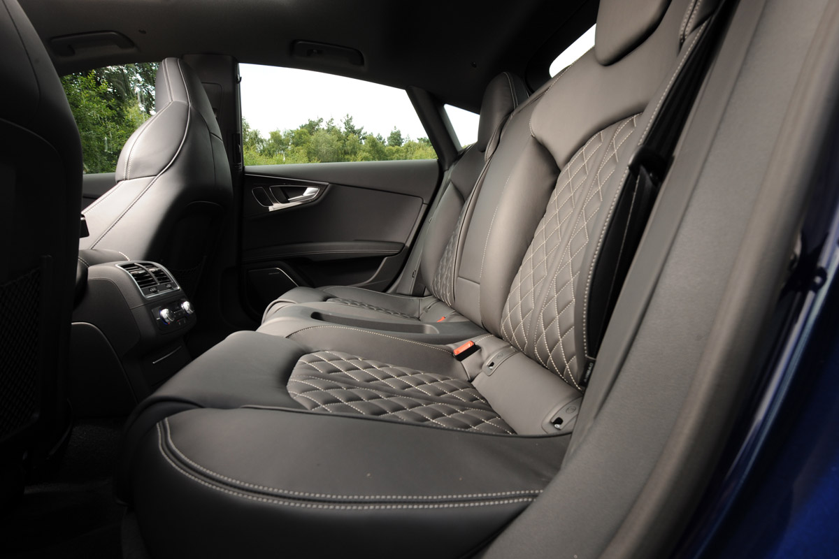 Audi S7 rear seats
