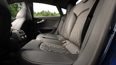 Audi S7 rear seats