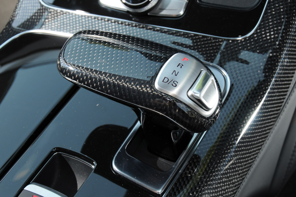 Audi S8 gear lever detail