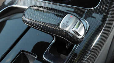 Audi S8 gear lever detail