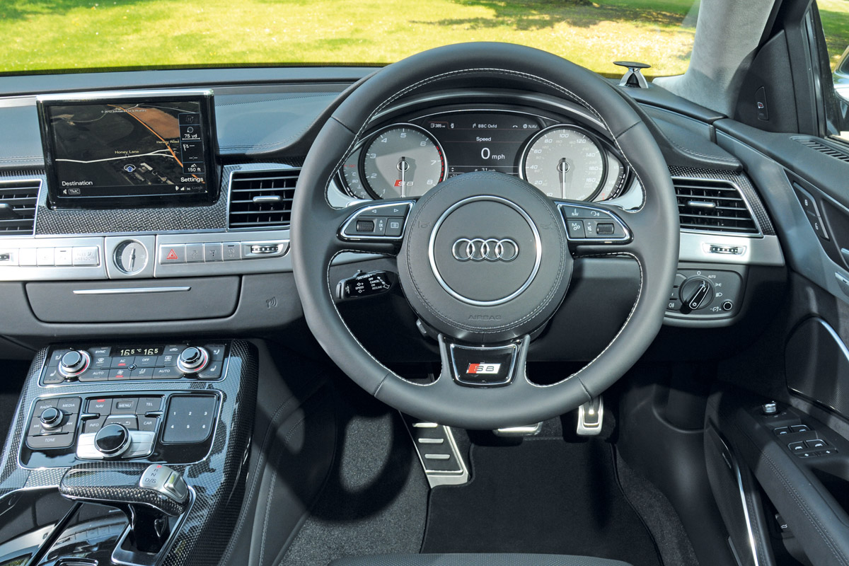 Audi S8 interior