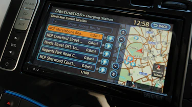 Nissan Leaf sat nav