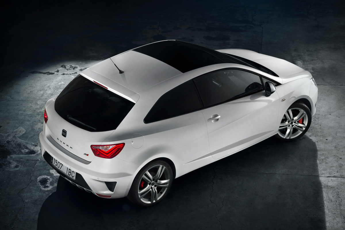 SEAT Ibiza Cupra rear tracking