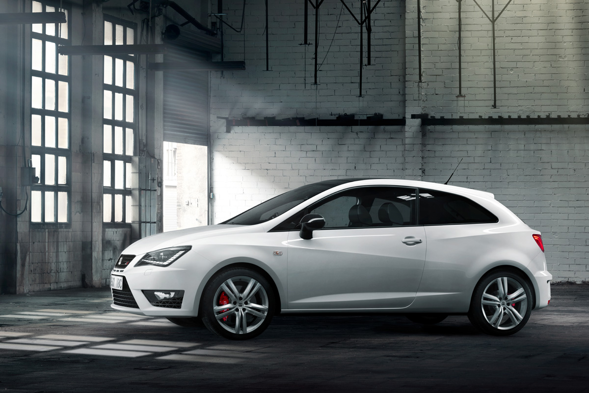 SEAT Ibiza Cupra paddles