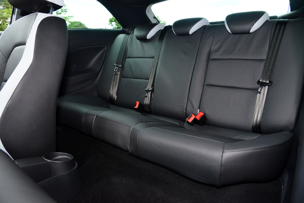 SEAT Ibiza SC Cupra rear seats