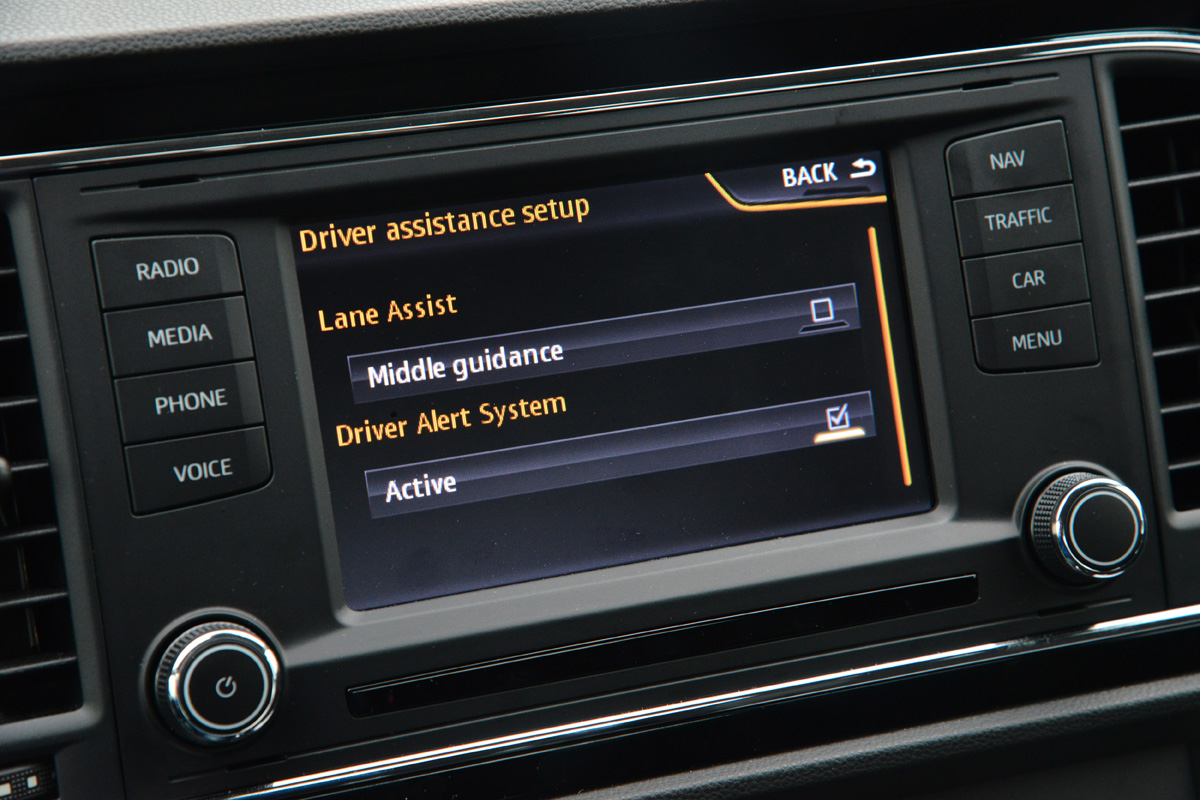 SEAT Leon display