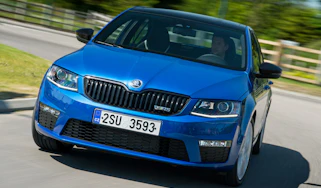 Skoda Octavia vRS 2.0 TDI front tracking