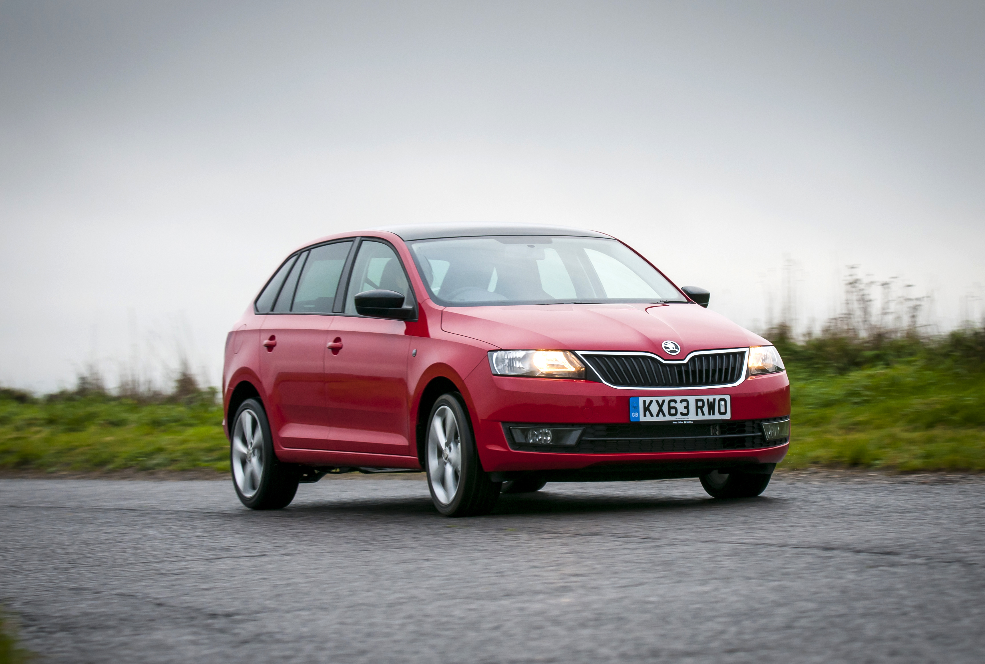 Skoda Rapid Spaceback cornering