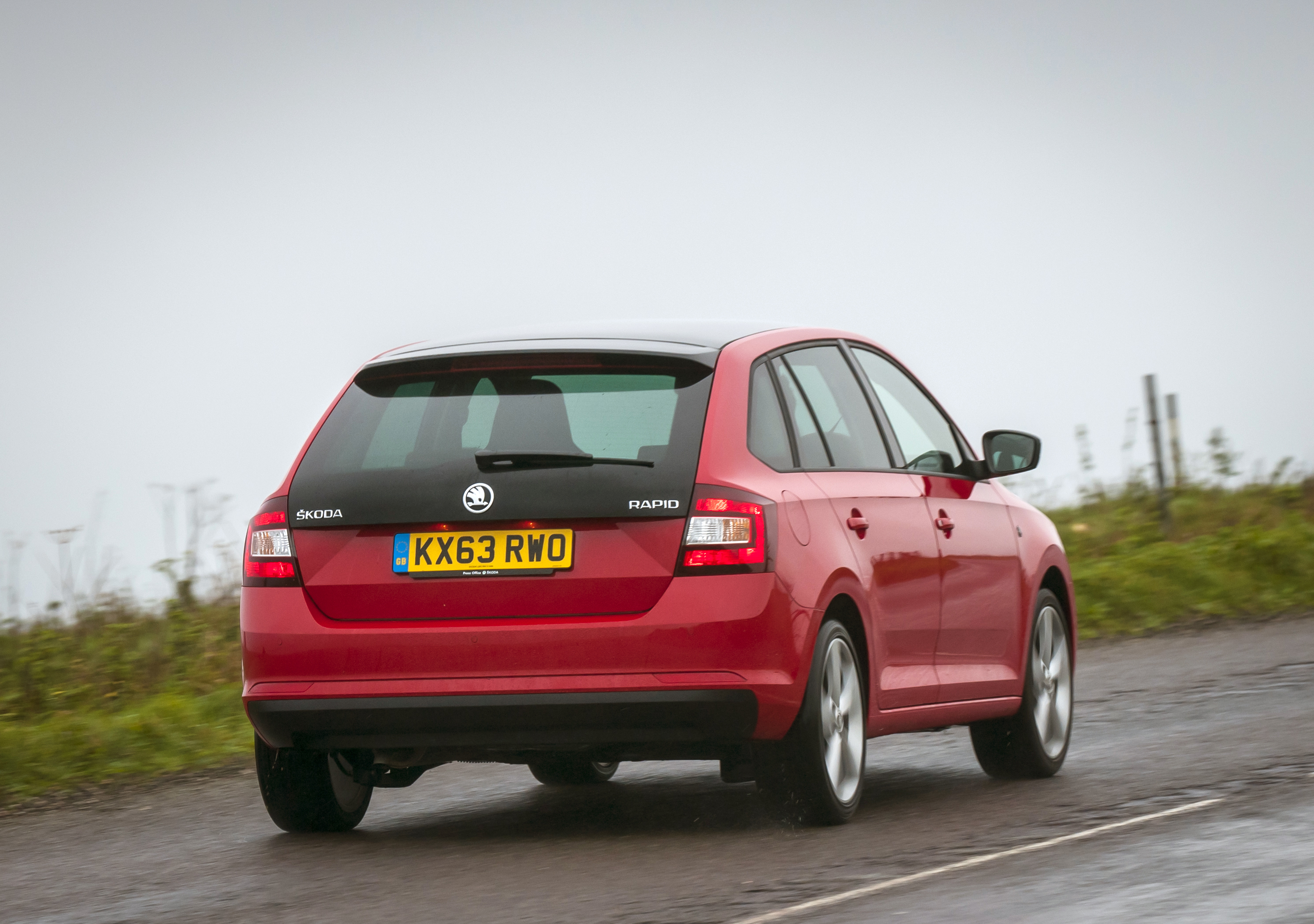 Skoda Rapid Spaceback rear action