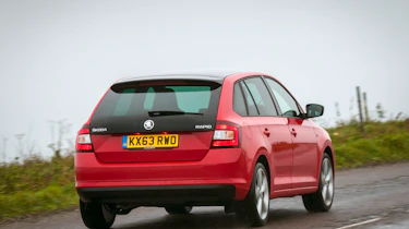 Skoda Rapid Spaceback rear action