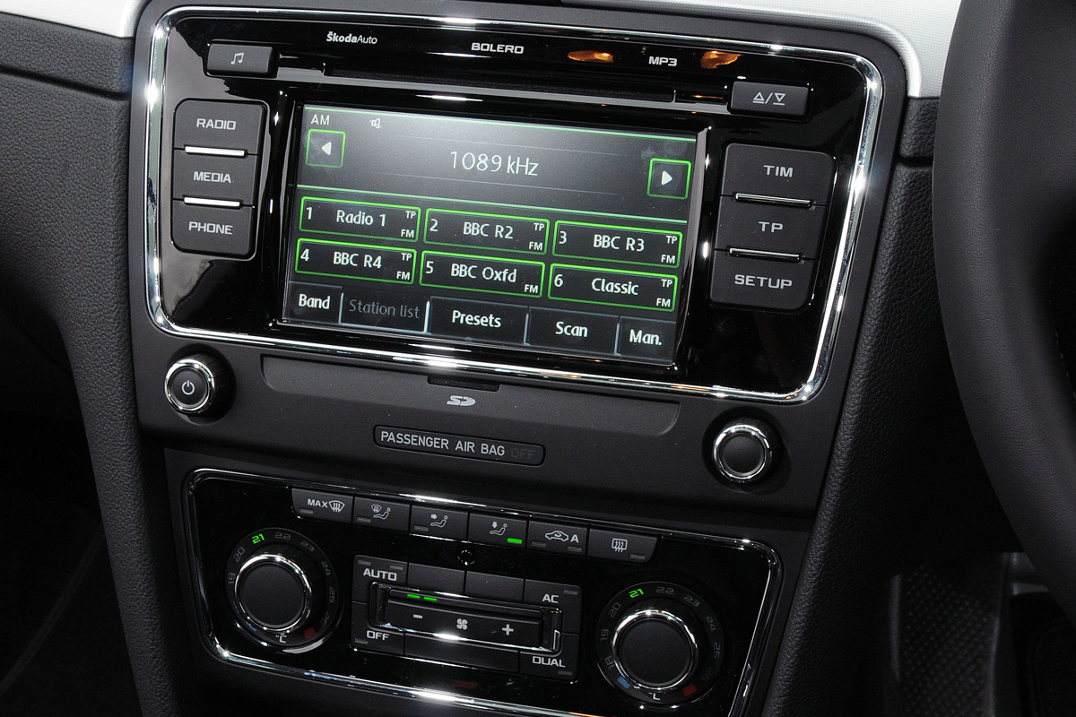 Skoda Superb Outdoor centre console