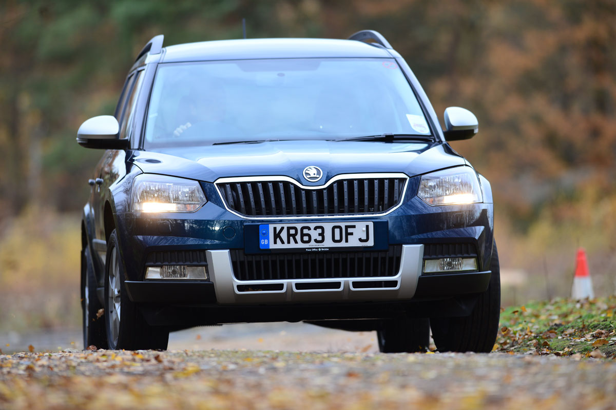 Skoda Yeti 4x4 front cornering