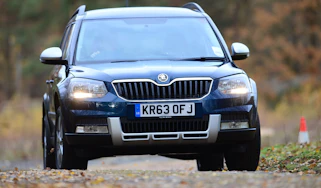 Skoda Yeti 4x4 front cornering