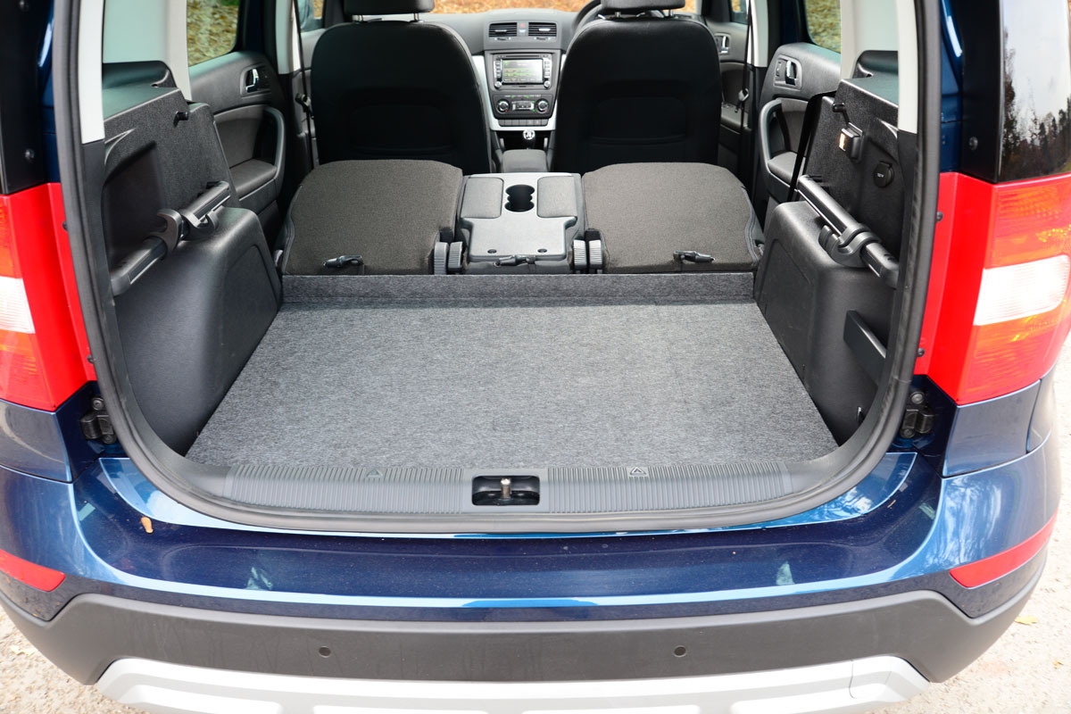 Skoda Yeti 4x4 boot