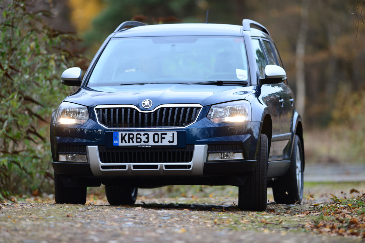 Skoda Yeti 4x4 front corner