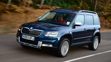 Skoda Yeti 4x4 front tracking