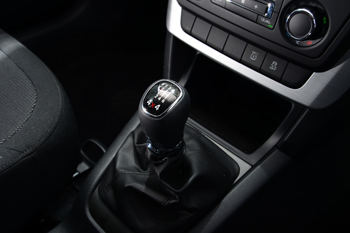 Skoda Yeti 4x4 gearknob