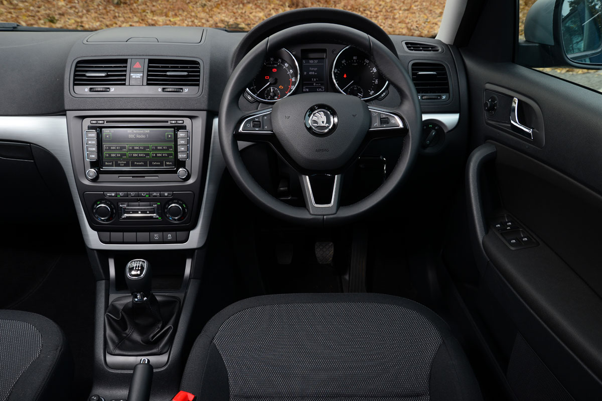 Skoda Yeti 4x4 interior