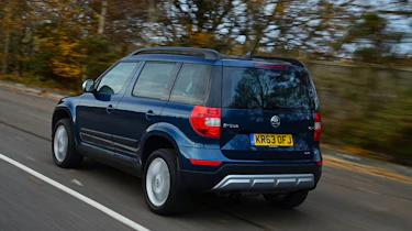Skoda Yeti 4x4 rear tracking