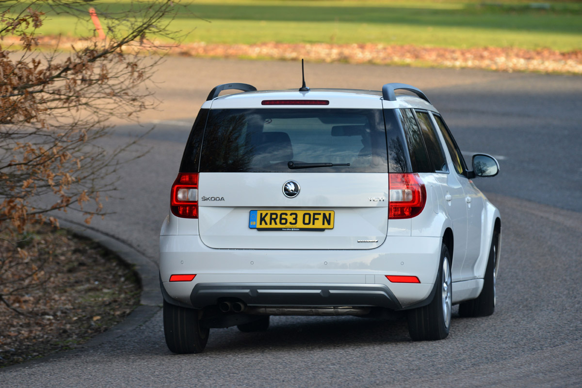 Skoda Yeti Greenline rear action