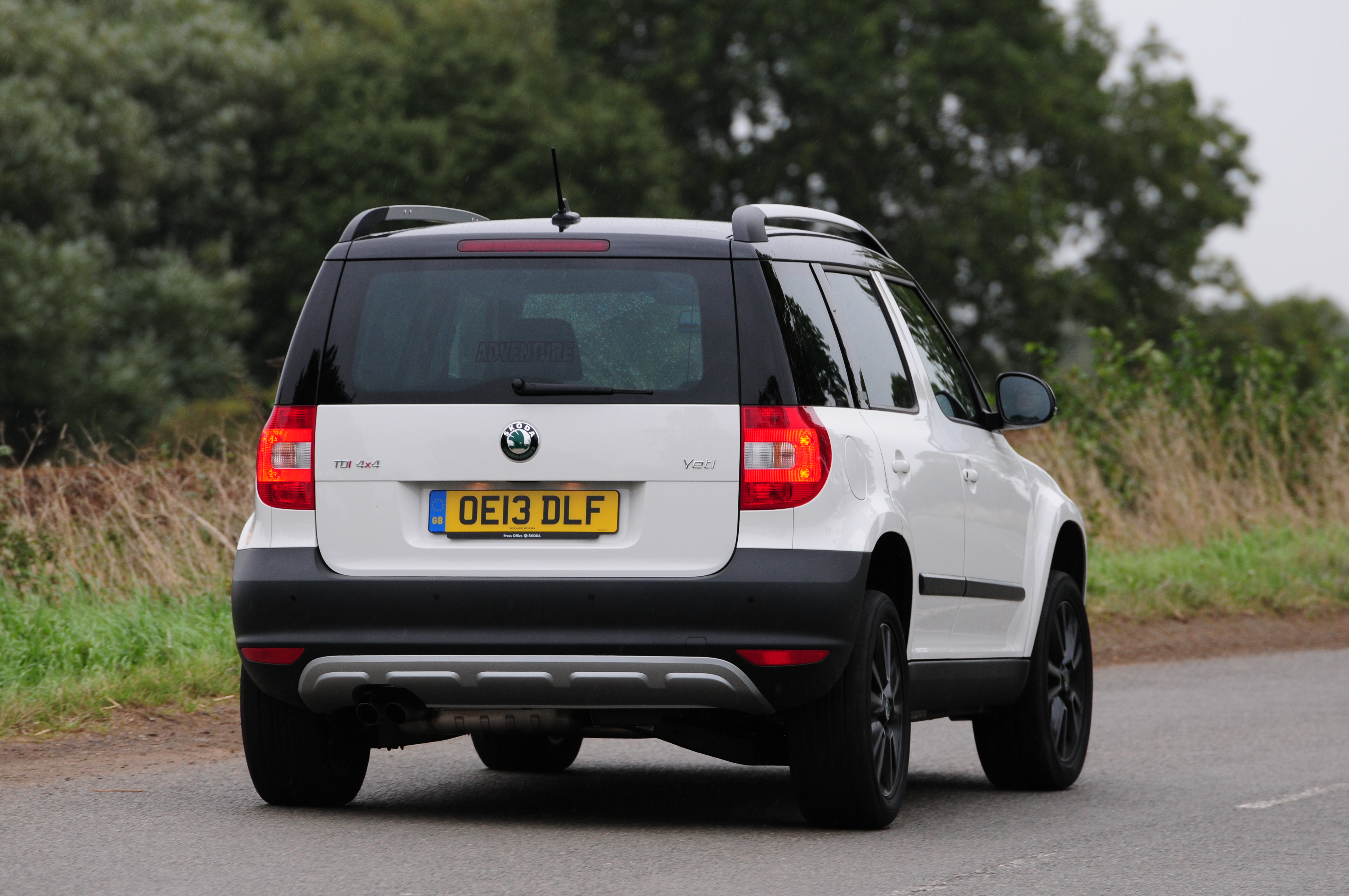 Skoda Yeti Adventure rear shot