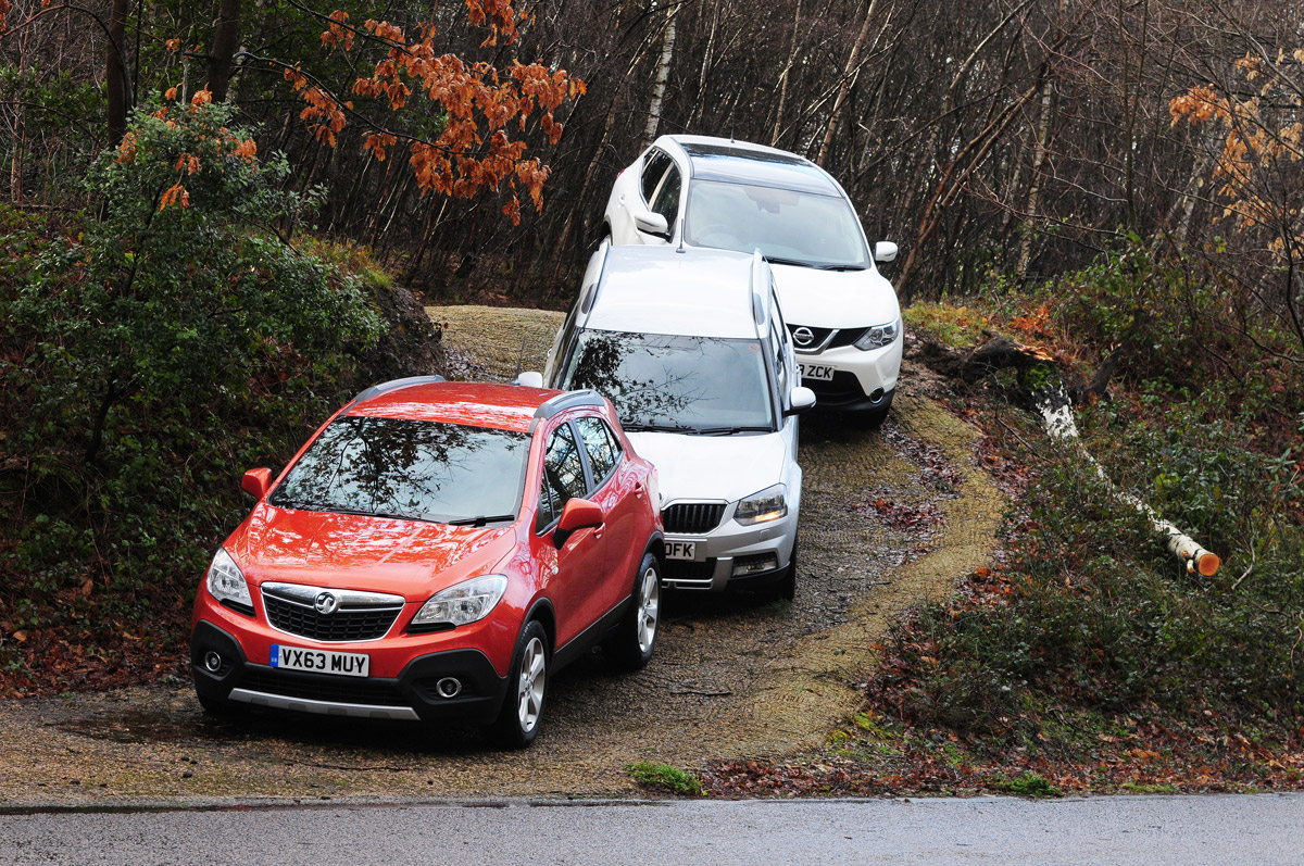 Skoda Yeti vs rivals off road