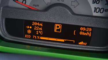 Smart ForTwo Electric Drive display