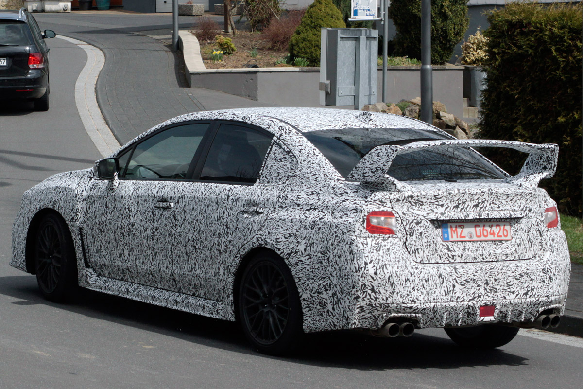 Subaru WRX rear side