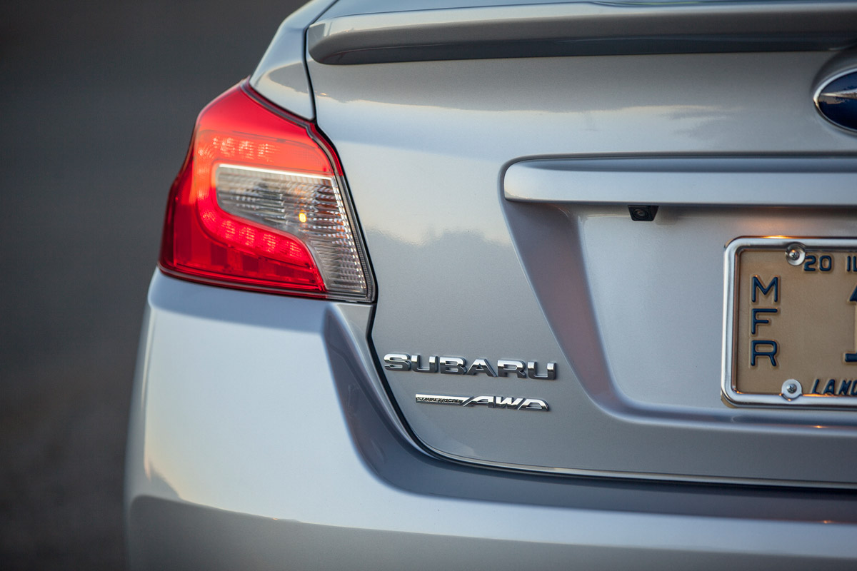 Subaru WRX 2014 badge