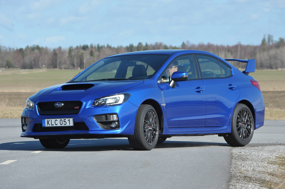 Subaru WRX STi cornering