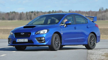 Subaru WRX STi cornering