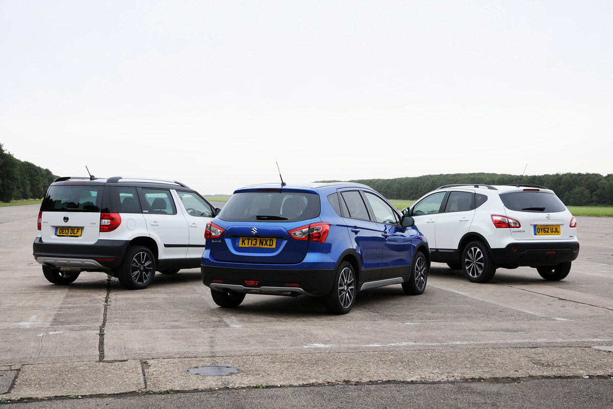 Suzuki SX4 S-Cross vs rivals rear