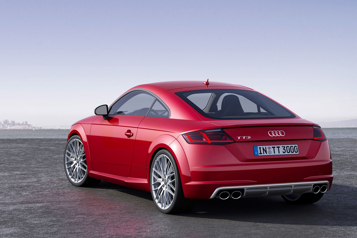 Audi TTS 2014 rear