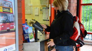 At the ticket office