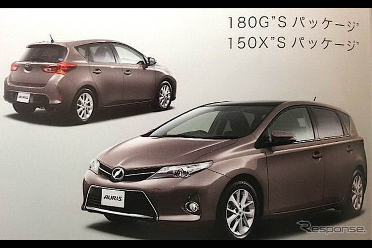 Toyota Auris spy front and rear