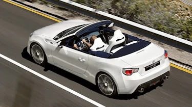 Toyota FT-86 Open Concept roof down