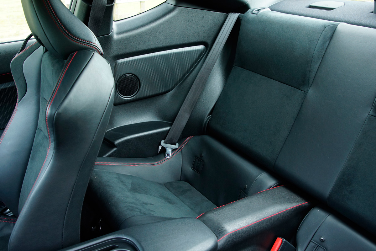 Toyota GT 86 rear seats