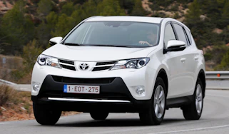 Toyota RAV4 front cornering